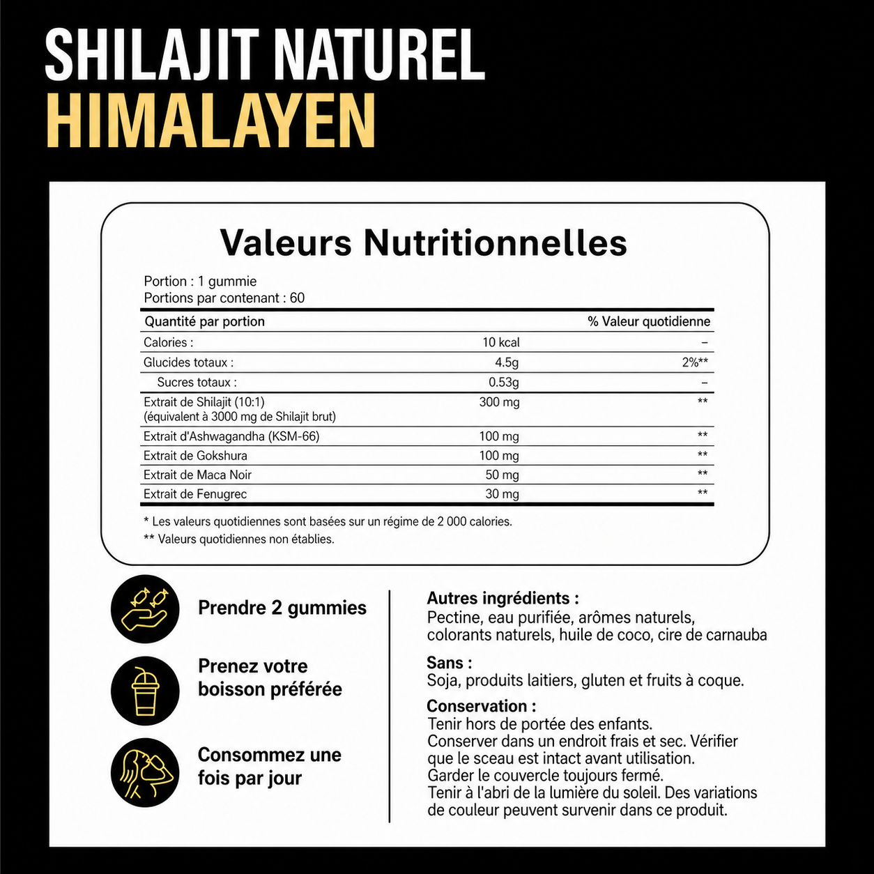 Gummies de Shilajit VitaPure®