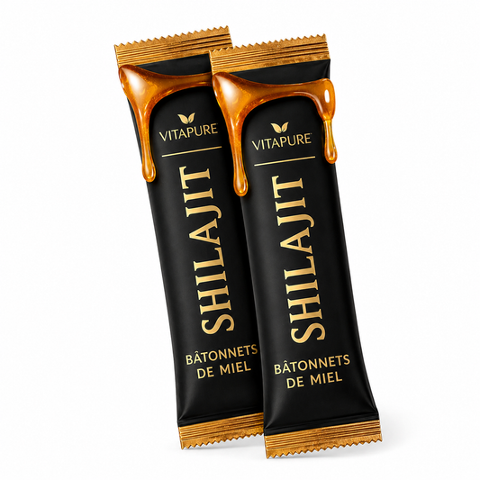 2 Bâtonnets de Miel Shilajit VitaPure®